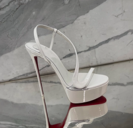 Luxury Lifestyle - Metallic leather platform stilettos sandals sexy