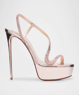 Metallic leather platform stil - огляд і ціна Luxury Lifestyle